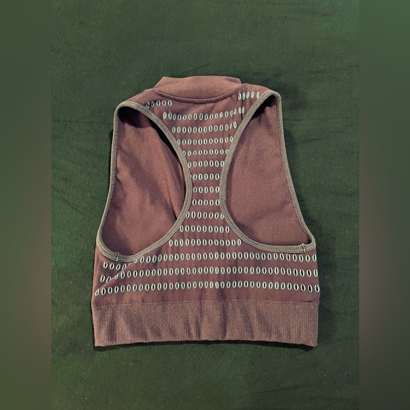 Fabletics quarter zip top, dark teal - Picture 4 of 5